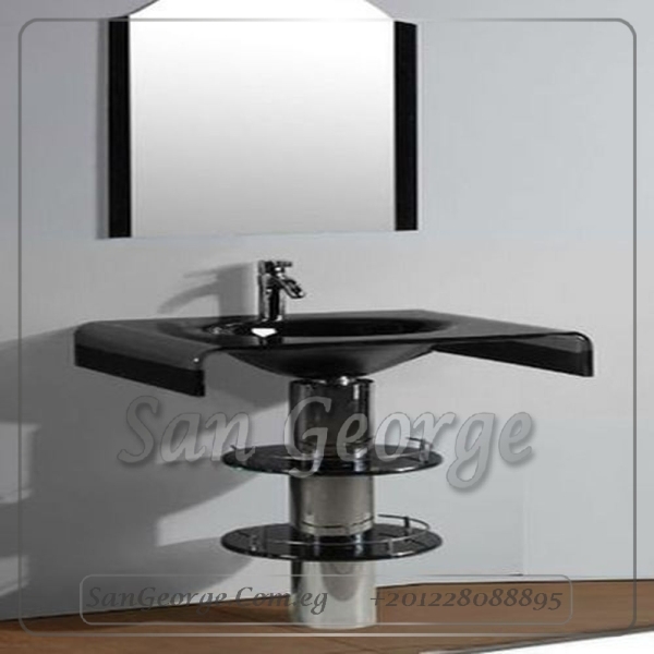 حوض حمام زجاج 2 1 80 سم معلقه من San George Design