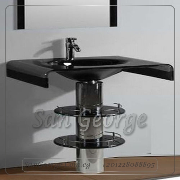 حوض حمام زجاج 2 1 80 سم معلقه من San George Design