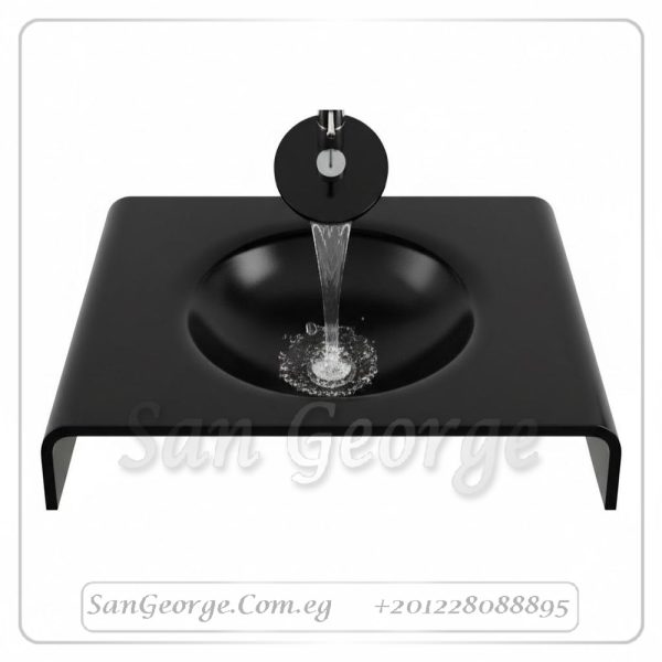 حوض حمام زجاج 2 1 80 سم معلقه  من San George Design