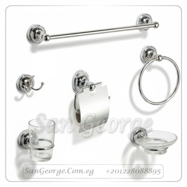 طقم صبانات ستانلس ستيل اكسسوار حمام فواطه صبانه وراقه 05