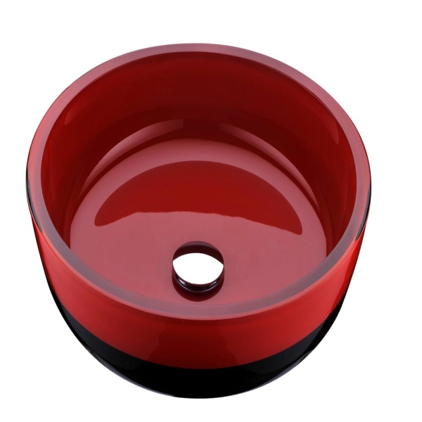 حوض حمام حديث B-50-RED من San George Design
