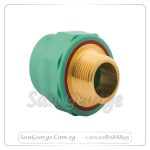 جلبة بسن ذكر  قطر 110 مم ( 4 " بوصه )