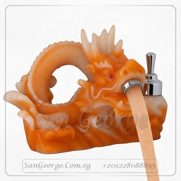 خلاط حوض حمام مستورد تمثال الوان موديل Statue-mix-15-orange