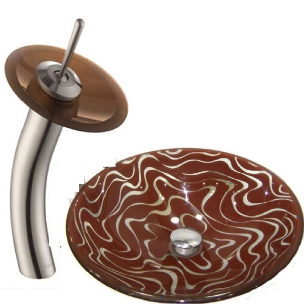 حوض حمام زجاج B-1001-2 سان جورج ديزاين ™ San George Design