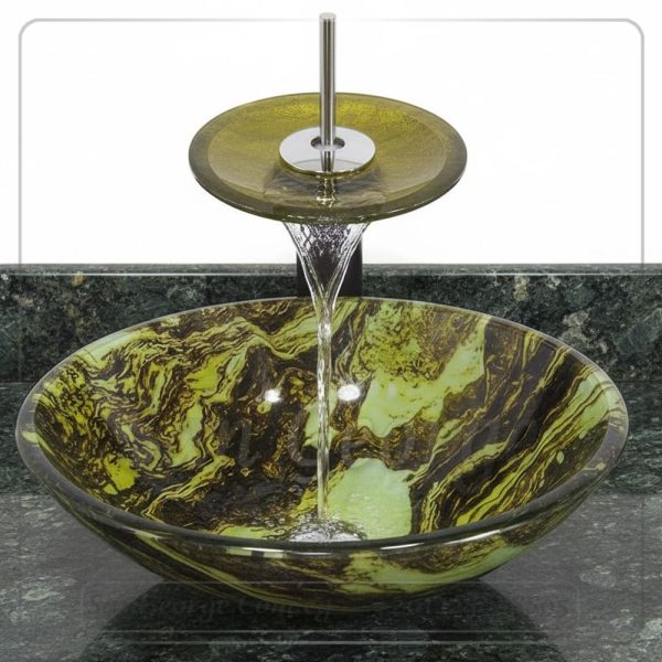 حوض زجاج الحمام B-100020 من San George Design