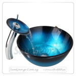 حوض حمام زجاج C-10045 من San George Design