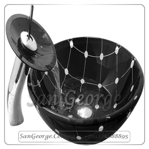 Bathroom Glass Sink B-1005 by San George Design