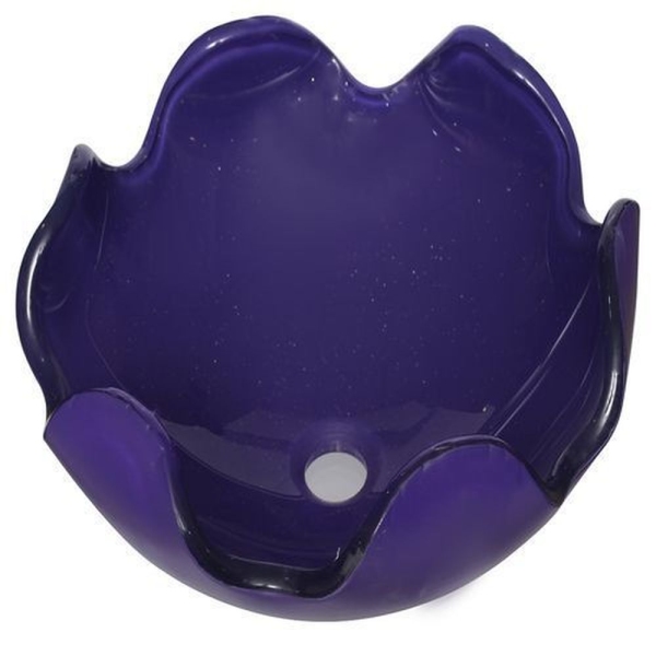 حوض حمام زجاج B-1020-Blue من San George Design