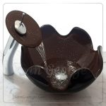 حوض حمام مودرن B-1020-w-BROWN من San George Design