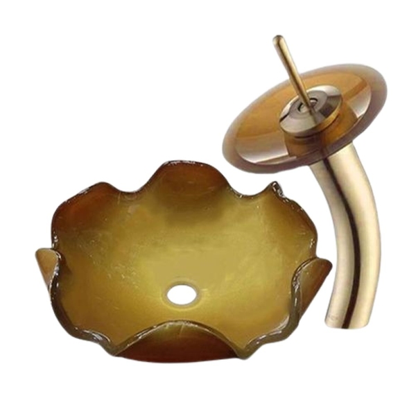 حوض حمام حديث B-3008-GOLD من San George Design