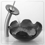 حوض حمام حديث B-1020-BLack من San George Design