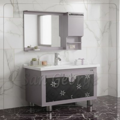 حوض حمام بوحده موبيليا خشب من سان جورج ديزاين 1025