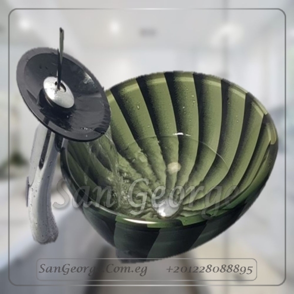 Glass Bathroom Sink B-1030 by San George Design