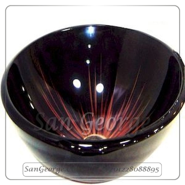 Glass Vessel Sink B-1031 by San George Design