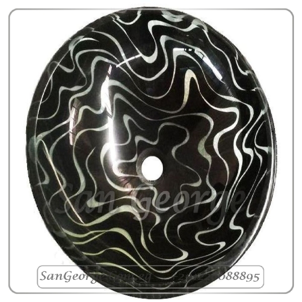Bathroom Glass Sink B-1033 by San George Design