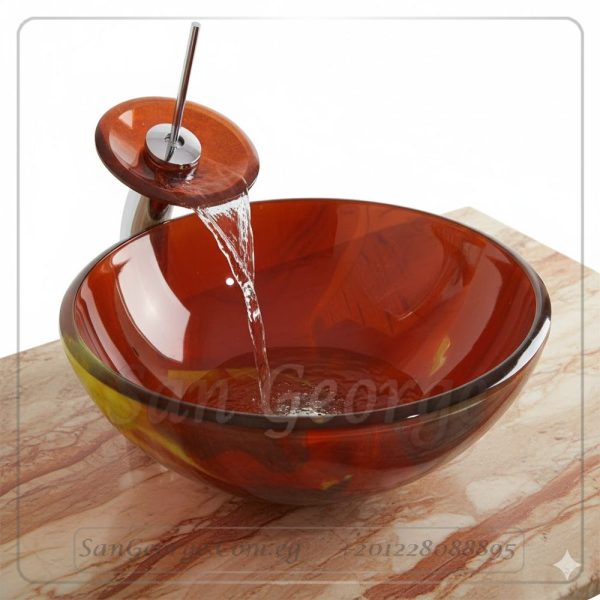Bathroom Glass Sink B-42 by San George Design