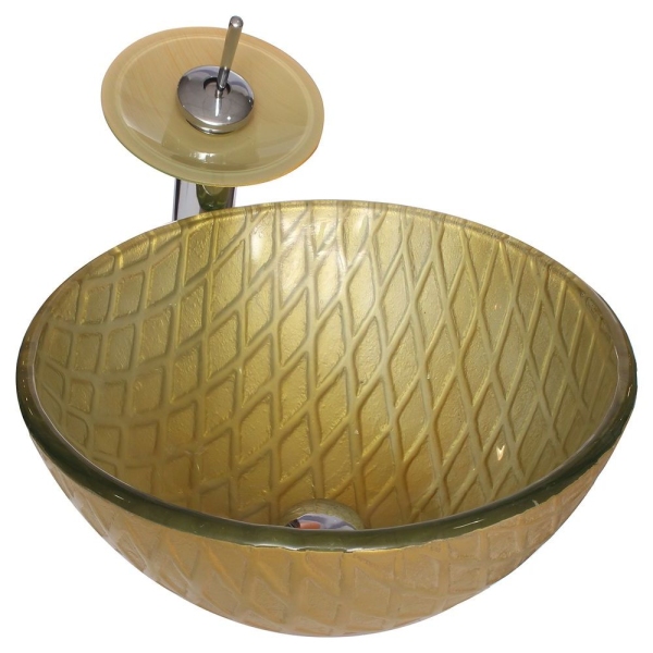 حوض زجاج الحمام C-1045 من San George Design