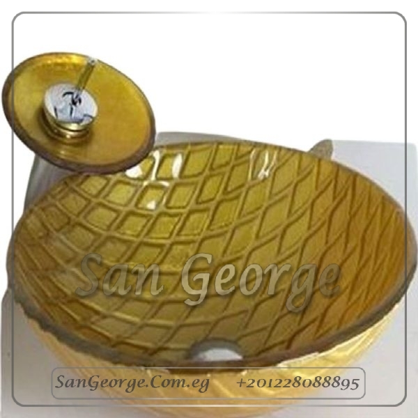 حوض زجاج الحمام C-1045 من San George Design