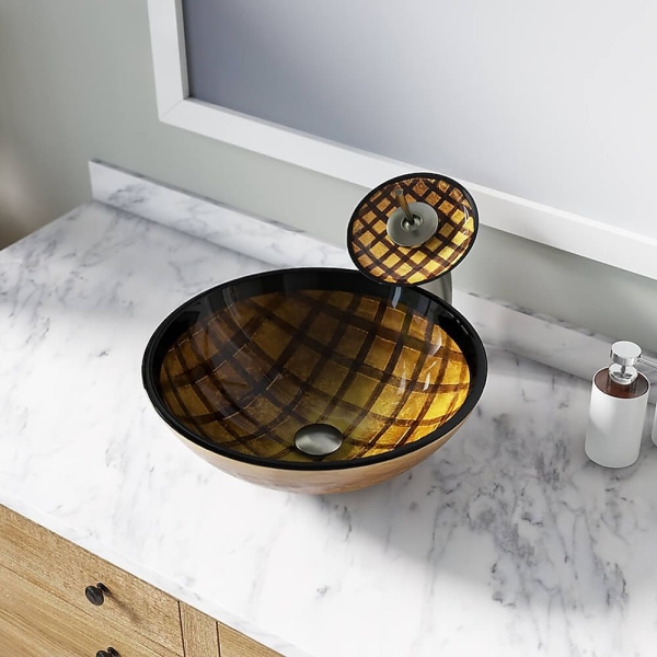 حوض زجاج الحمام C-5016 من San George Design