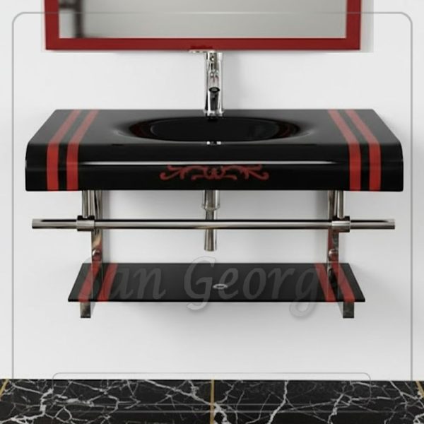 Glass Vanity Set 136 80 cm by San George Design