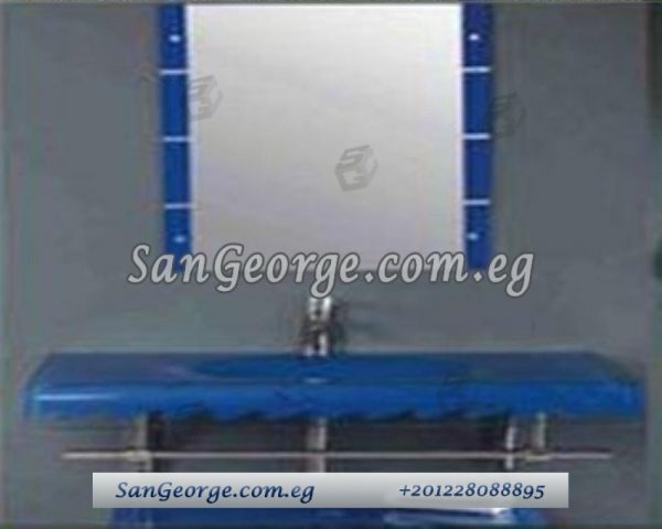 Glass Basin Vanity Set 137 80 cm by San George Design