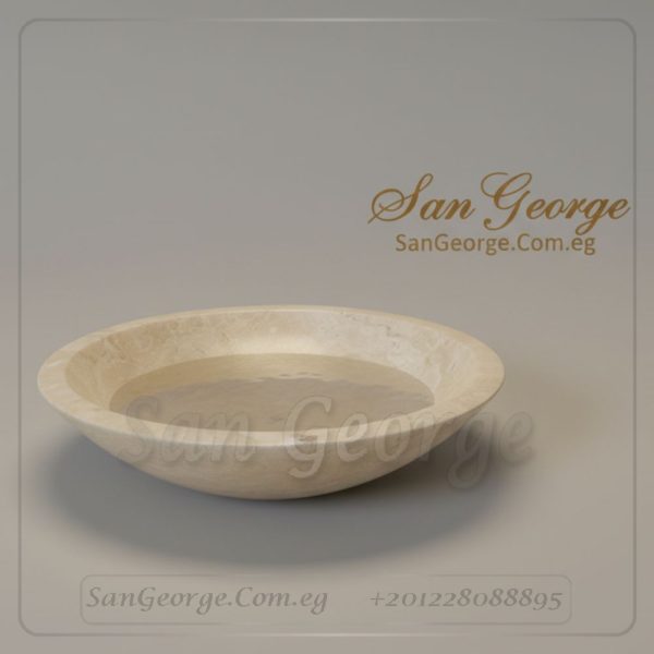 مغسلة رخام طبيعي مستورد BX-05 تصميم فريد | San George Desin