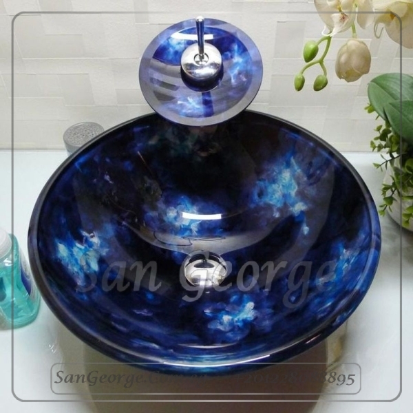 Glass Vessel Sink B-515 by San George Design