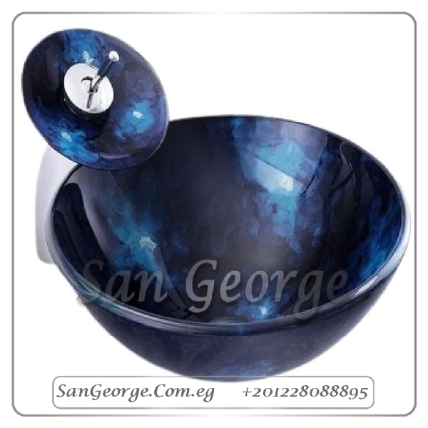 Glass Vessel Sink B-515 by San George Design