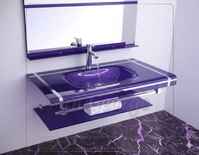حوض حمام زجاجي 17 نبيتي 80 سم معلقه  من San George Design