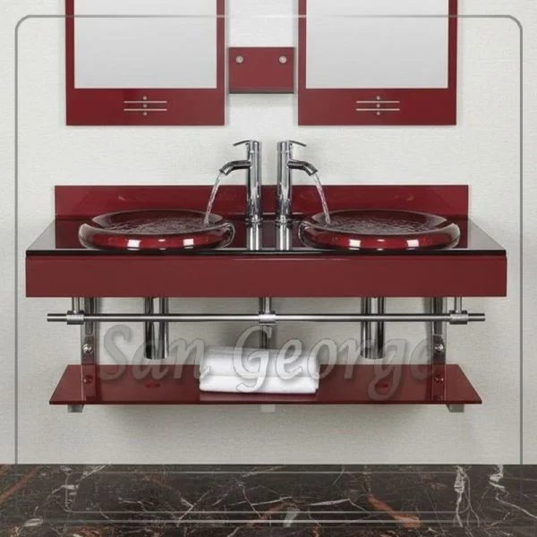 وحده حمام زجاج 178 نبيتي 120 سم معلقه  من San George Design