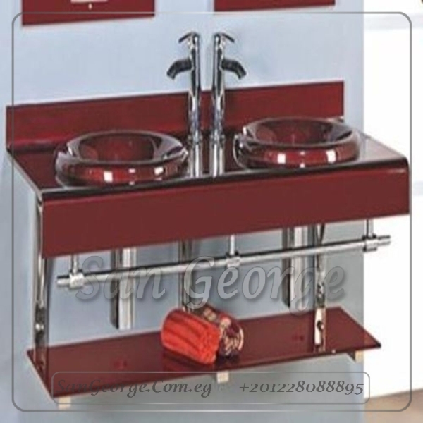 وحده حمام زجاج 178 نبيتي 120 سم معلقه من San George Design