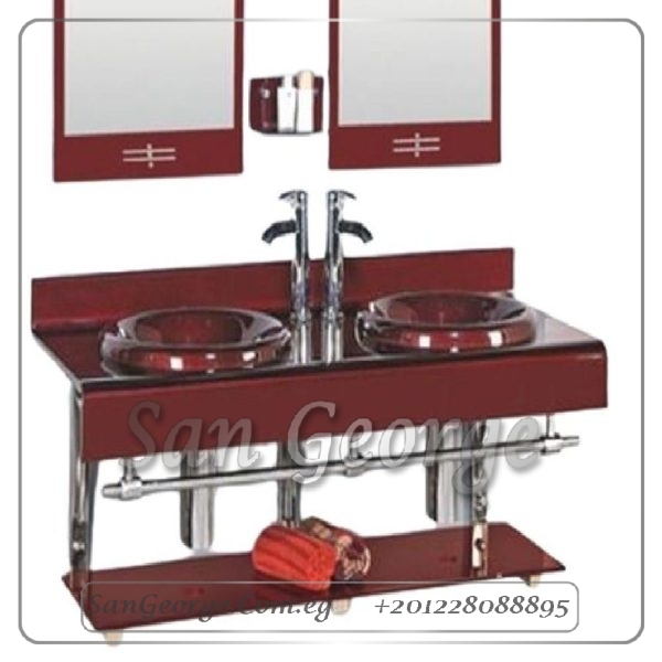 وحده حمام زجاج 178 نبيتي 120 سم معلقه من San George Design