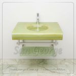 وحدة حوض زجاج 189 80 سم معلقه  من San George Design