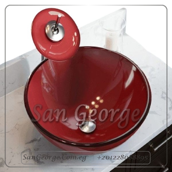 حوض تحفه حمام A-2001RED من San George Design