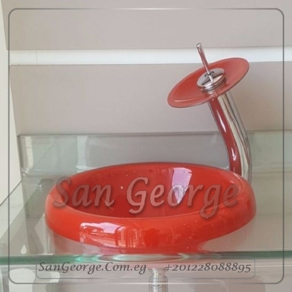 حوض ساقط رخامه بشفه A- 20007 by San George Design