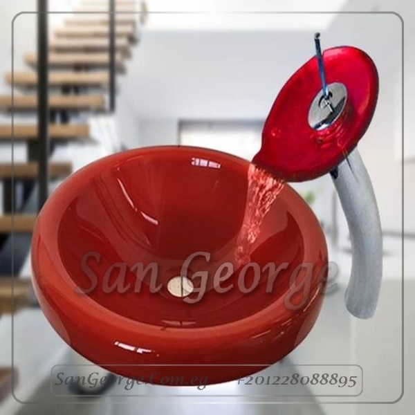 حوض ساقط رخامه بشفه A- 20007 by San George Design