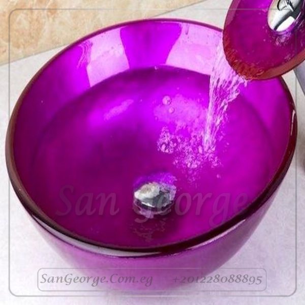 Bathroom Glass Sink A-206 by San George Design