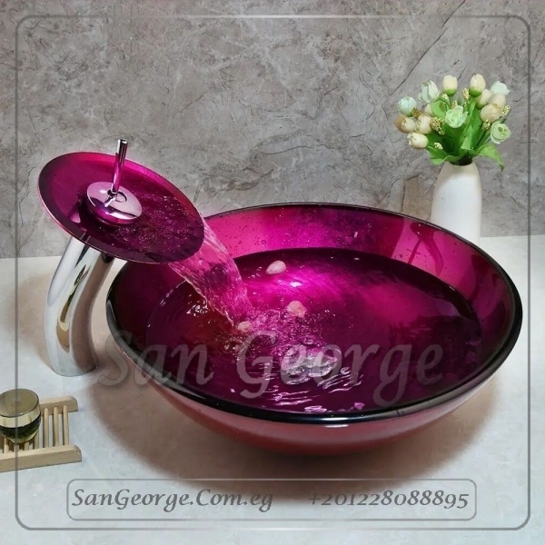 Glass Bathroom Sink Bowls A-509 by San George Design