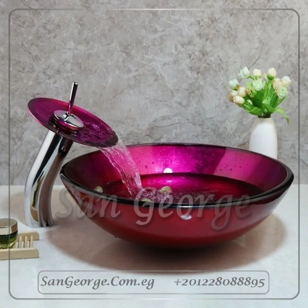 Glass Bathroom Sink Bowls A-509 by San George Design