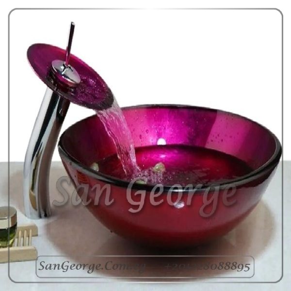 Glass Bathroom Sink Bowls A-509 by San George Design