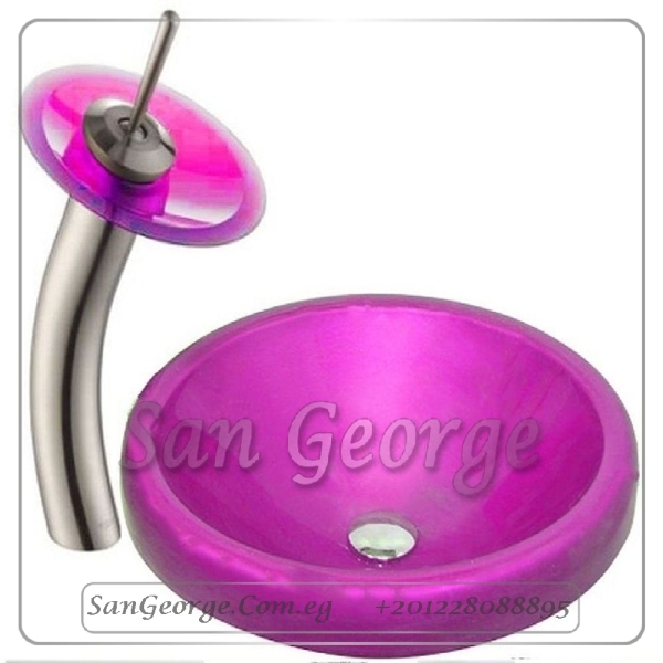 Glass Bathroom Sink A-2015 by San George Design