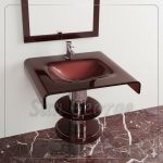 مجموعة حمام زجاج  209 نبيتي 70 سم على الارض  من San George Design