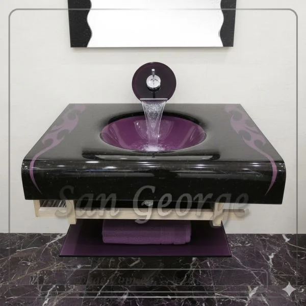 حوض حمام زجاجي 235 80 سم معلقه  من San George Design