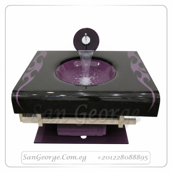 حوض حمام زجاجي 235 80 سم معلقه  من San George Design