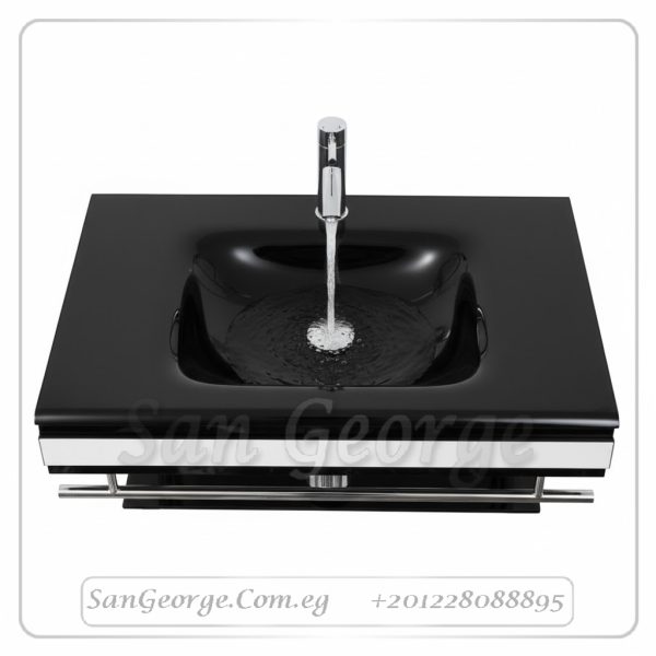 Glass Bathroom Vanity Set 362 80 cm by San George Design