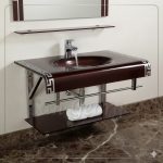 وحده حوض 3000 بني 80 سم زجاج San George Design