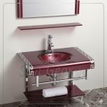حوض حمام زجاج 30 نبيتي 80 سم معلقه  من San George Design