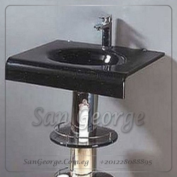 مجموعة حمام زجاج 32 80 سم معلقه من San George Design