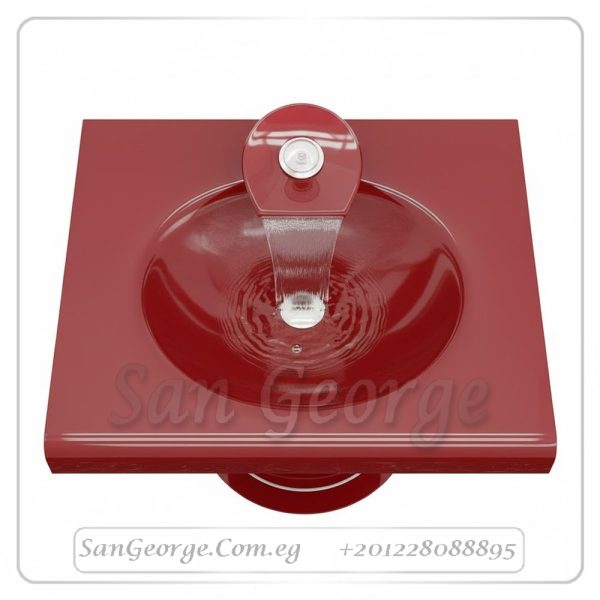 وحدة الحمام الزجاجيه 3002 نبيتي 80 سم على الارض  من San George Design