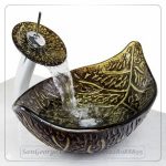 Bathroom Glass Vessel Sink E-3005 by San George Design